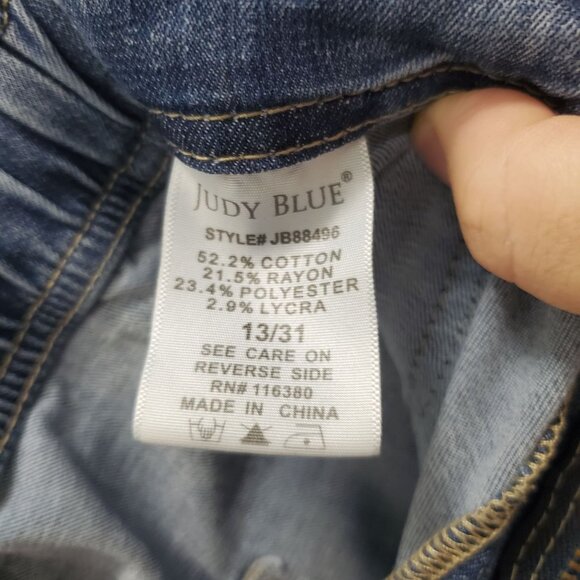 Judy Blue Clearwater Jogger Women's Medium Wash High Rise‎ Stretch Jeans 13/31 - Picture 6 of 9